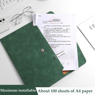 A4 / A5 File Organizer Da Thư Mục Tài Liệu Túi Kinh Doanh Cặp Túi Tập Tin Túi Tài Liệu Có Giá Đỡ Vé