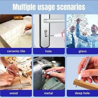 [Loại To] Combo 10 bút đánh dấu ngòi dài 20mm chuyên dụng đánh dấu vị trí, đánh dấu lỗ khoan ngòi dài - Màu ngẫu nhiên
