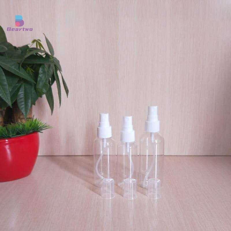 < Beartwo > Du lịch trong suốt Chai có thể đổ lại Nước hoa bằng nhựa trong suốt Bình nhỏ 10 / 50 / 100 / 150 / 200 / 250 / 300 / 500ml Đẹp