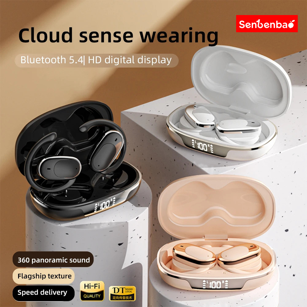 Tai nghe không dây Senbenbao S80 Tai nghe không dây Ture Tai nghe nhét tai thể thao HiFI Stereo Chống nước có Mic Tai nghe TWS cho điện thoại thông minh Tai nghe