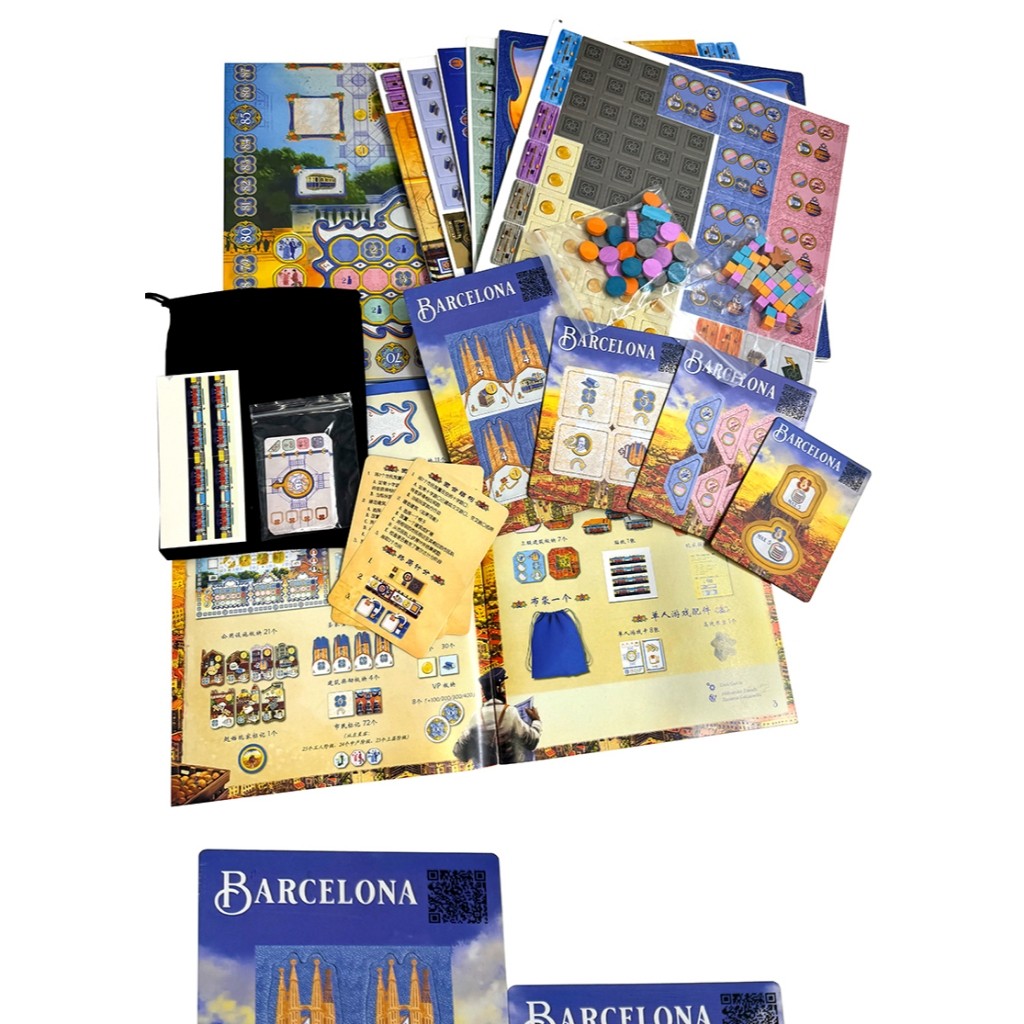 Boardgame Barcelona Xây Dựng Thành Phố Tigar