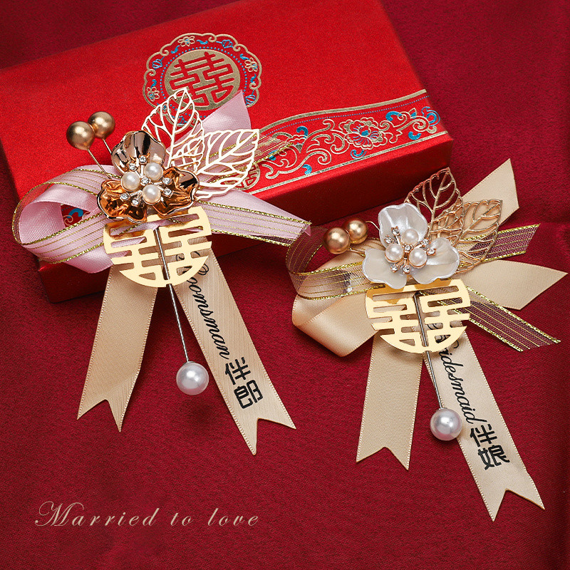 ⚡ Đồ dùng cưới Corsage Boutonniere cho chú rể, cô dâu, phù rể, bộ sưu tập hoa cho đám cưới, trâm cài cho cha mẹ, bộ đầy đủ gia đình TAG8