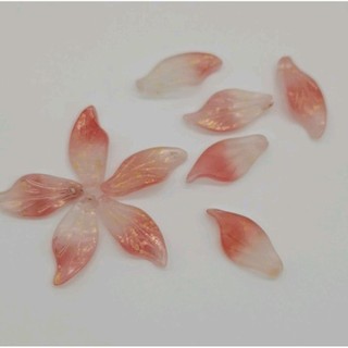Kẹp Tóc Thủy Tinh Nhỏ Cánh Hoa 10x21mm - DIY Handmade và Vật Liệu Trang Sức Đầu