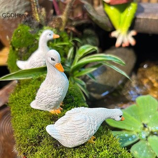 Gcdhome 3 Vịt Trắng Dễ Thương Thủy Canh Chậu Sen Nhựa Retro Điêu Khắc Tượng Ngoài Trời Cho Văn Phòng Tại Nhà Sân Vườn Bàn Làm Việc Trang Trí Nóng