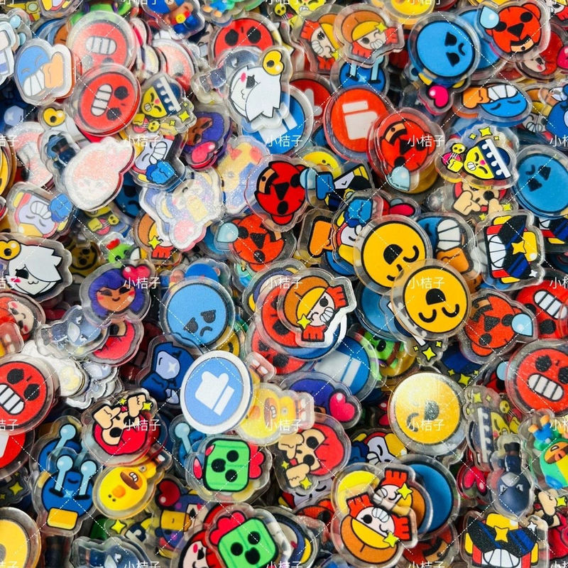 Brawl Stars Emoji Acrylic Charms – Phụ kiện & Quà tặng DIY (1cm / 2cm)