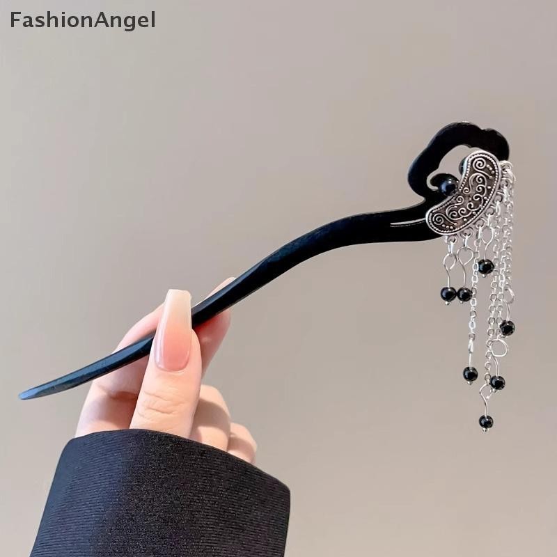 FashionAngel Vintage Phong Cách Trung Hoa Hanfu Tóc Dính Nữ Kim Loại sel Tóc Nĩa Tóc Đũa Kẹp Tóc Người Phụ Nữ Trang Sức Phụ Kiện VN