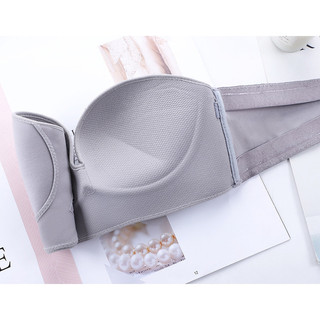 Đồ lót quây dành cho nữ có ngực nhỏ chống trượt tập hợp, khóa trước mỏng mùa hè phong cách lưng đẹp, áo ngực vô hình quấn quanh ngực, áo ngực
