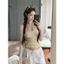 Áo camisole nữ ren mặc ngoài tube top hai mảnh phong cách Hàn Quốc mùa hè