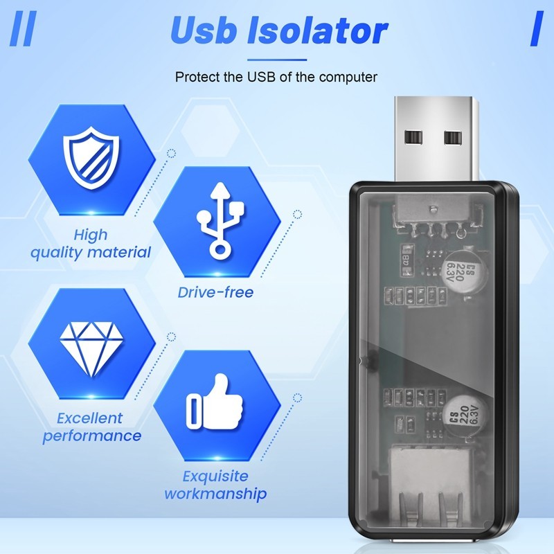 Mô-đun cách ly USB ADUM3160 Mô-đun cách ly điện áp USB sang USB (R F C V)