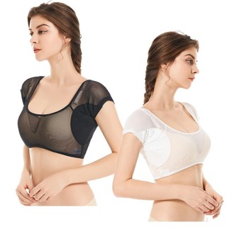 Quần áo thấm mồ hôi COZYNEST, Lưới trong suốt quấn ngực khô nhanh, Có thể tái sử dụng siêu mỏng có thể giặt được Chống mồ hôi nách Miếng đệm mồ hôi nách Áo thun nữ