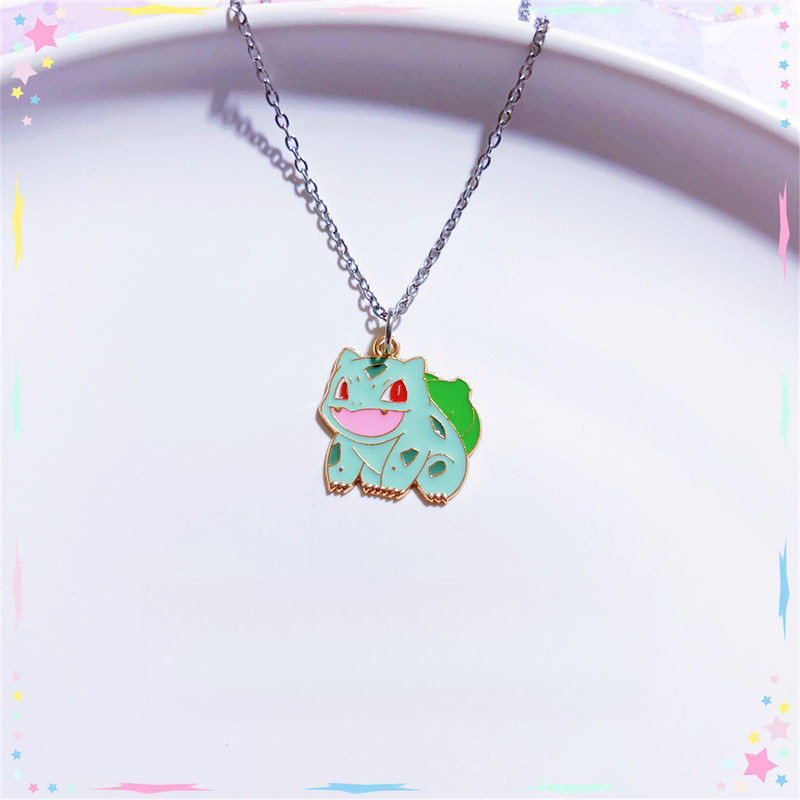 Pokemon Vòng Cổ Pikachu Jiggly Puff Squirtle Charmander Hoạt Hình Vòng Cổ Mặt Dây Chuyền