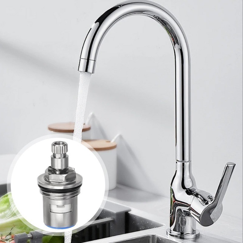 [Đặc sắc] Lõi van thép không gỉ - Nút chặn vòng - Hộp đựng vòi - Phụ kiện bồn rửa - Chống ăn mòn, Ngăn ngừa nhỏ giọt, chắc chắn - Dành cho phòng tắm, nhà bếp
