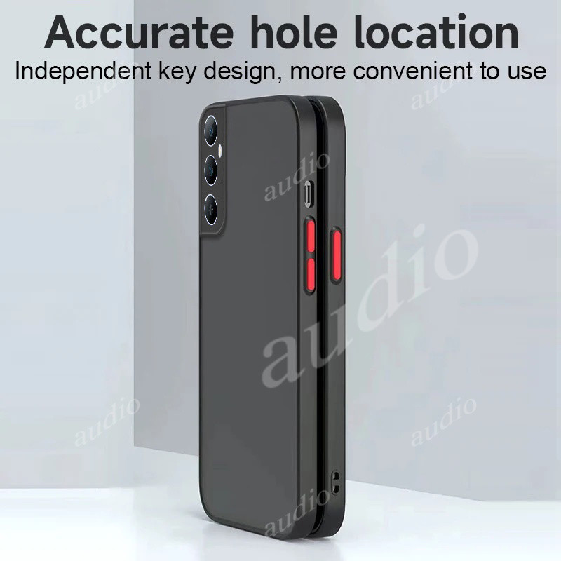 Dành Cho Realme c65 4G 2024 Ốp điện thoại Silicon Mờ Chống Sốc Cho Realme c65 C 65 65 65C RealmeC65 4G Vỏ Sau Ốp điện thoại Coques Camera Bảo Vệ Funda Vỏ