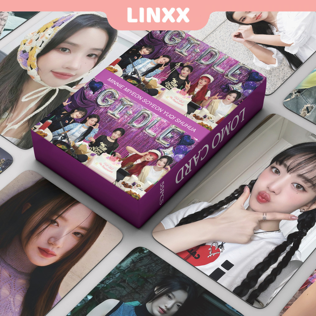 Linxx 55 Cái (G) I-DLE Album thứ 6 Lomo Card Kpop Photocards Bưu Thiếp Series