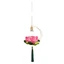 Đèn lồng truyền thống JUNYUE88US, Chất liệu đèn lồng DIY Đèn lồng trung thu hình thỏ hoạt hình, có đèn LED phát sáng hoa sen hoa sen Đèn dự tiệc