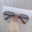 Kính râm nửa khung IAPPORTUNIA, Kính râm gọng vuông cổ điển thời trang, Kính râm nam nữ cổ điển Kính râm kim loại ngoài trời