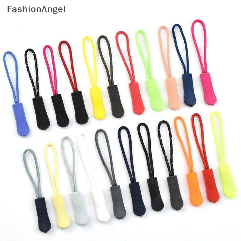 Fashionangel Mới 10 Chiếc Dây Kéo Kéo Kéo Cuối Phù Hợp Với Dây Thẻ Thay Thế Kẹp Khóa Gãy Fixer Dây Kéo Tab Túi Du Lịch Vali Lều TH