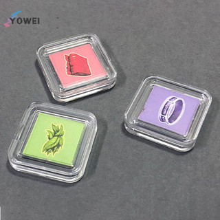 Yowei 10 Chiếc Vuông Trong Suốt Bảo Vệ Hộp Đựng Cho Bảng Token Hộp Đựng Trò Chơi VN