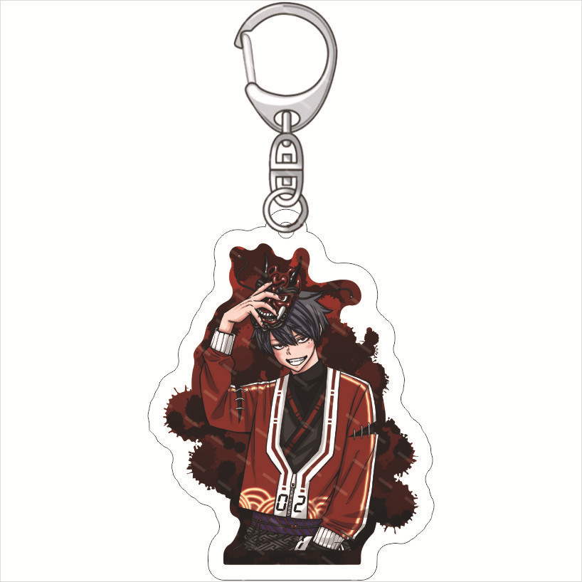 HK1 Tougen Anki Dark Demon of Paradise Shiki Ichinose Naito Mudano Jin Kougasaki acylic móc chìa khóa túi móc khóa pendan