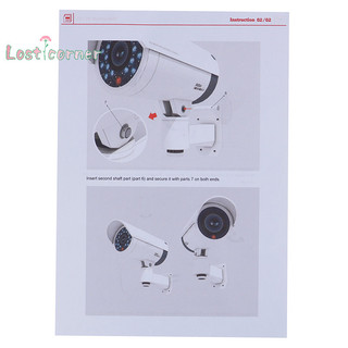 [Lostcorner] Mô hình giấy 1: 1 An ninh giả Camera giám sát giả Mô hình an ninh Câu đố [Mới]