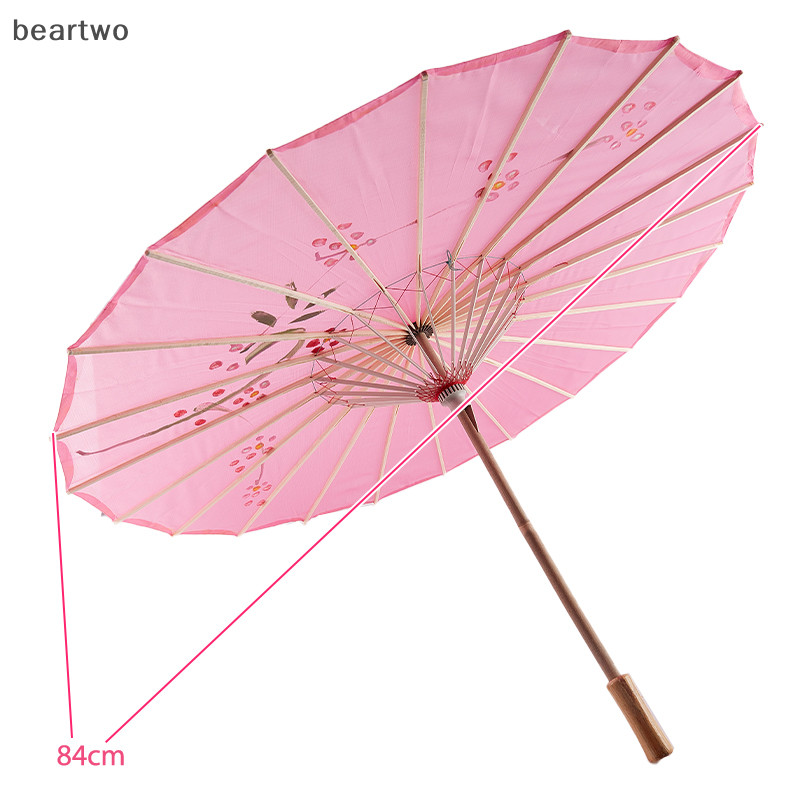< Beartwo > Ô Trong Suốt Vải Lụa Nữ Khiêu Vũ Cổ Điển Ô Giấy Dầu Đẹp