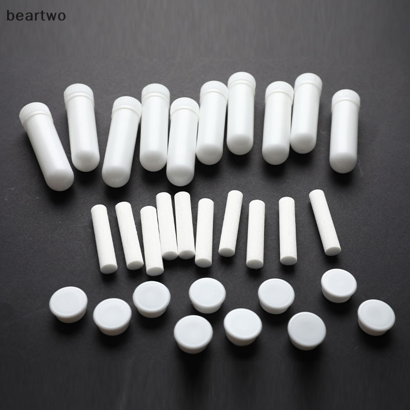 < Beartwo > 10 Cái Ống hít mũi trắng Ống hít rỗng Đẹp