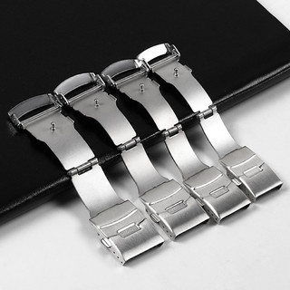 Khóa đồng hồ bằng thép không gỉ Diver 14mm 16mm 18mm 20mm cho SEIKO SKX007 SKX009 Khóa TUNA 22mm 24mm Khóa triển khai cho dây đeo đồng hồ silicon Khóa vàng hồng đen