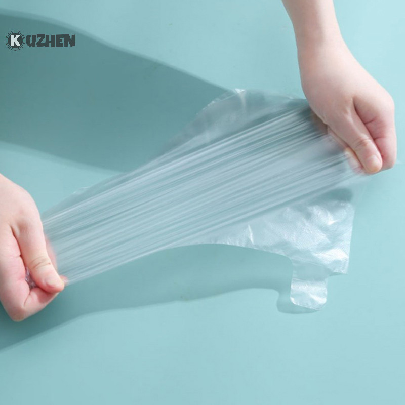 Kuzhen 100 Cái / túi Túi Đựng Chân Dùng Một Lần Trong Suốt Detox SPA Bao Da Móng Chân Ngăn Ngừa Nhiễm Trùng Loại Bỏ Chapped Tắm Lau Dụng Cụ Chăm Sóc Chân HOT