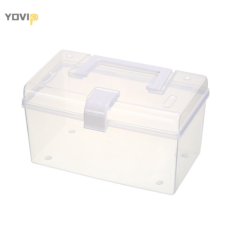 Hộp Bảo Quản Mặt nạ YOVIP Có Tay Cầm Hộ Gia Đình Chống Bụi Kín Hộp Dung Tích Lớn Chống Thấm Nước Chống Bụi Đồ lặt vặt Hộp Bảo Quản VN