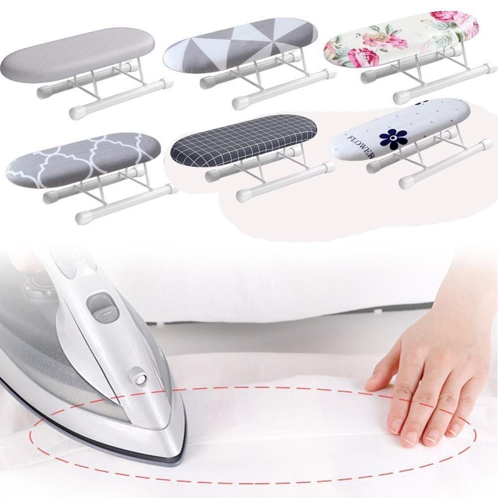 Bảng ủi Mini SUNKISSD, Đồ dùng gia đình Giá để bàn ủi kim loại, Vỏ ủi quần áo gia dụng có thể gập lại chịu nhiệt