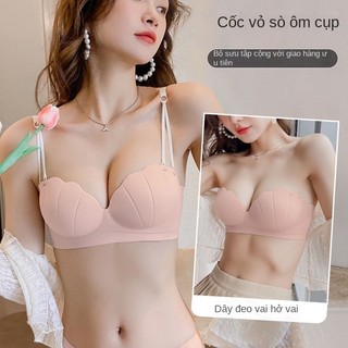Dây đeo vai có thể tháo rời, đồ lót chống trượt, áo ngực liền mạch gợi cảm dành cho nữ