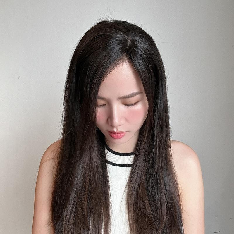 Mái hói mini 2 kẹp tóc thậ.t nữ - Tóc Giả Vân Anh