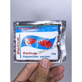 Relive (Gói 10gram) men vi sinh làm trong nước, khử mùi tanh bể cá cảnh