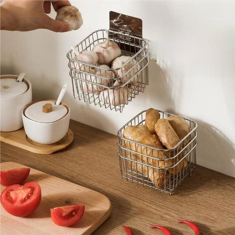 Giỏ Đựng Đồ Bằng Thép Không Gỉ Dụng Cụ Sắp Xếp Đa Chức Năng Để Bàn Mỹ Phẩm RECO | BigBuy360 - bigbuy360.vn