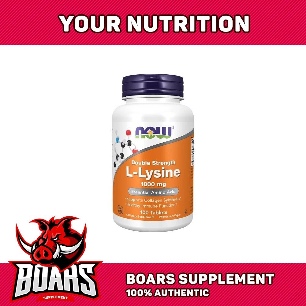 NOW L-LYSINE – DƯỠNG CHẤT THIẾT YẾU CHO DA, TÓC, XƯƠNG KHỚP