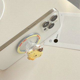 3d Màu Hoạt Hình Tròn Từ Tính Giá Đỡ Điện Thoại Cho IPhone 16 15 14 13 12 Pro Max 14 Plus Có Thể Gập Lại Pop Ring Grip Co Giãn Để Bàn Đứng P1