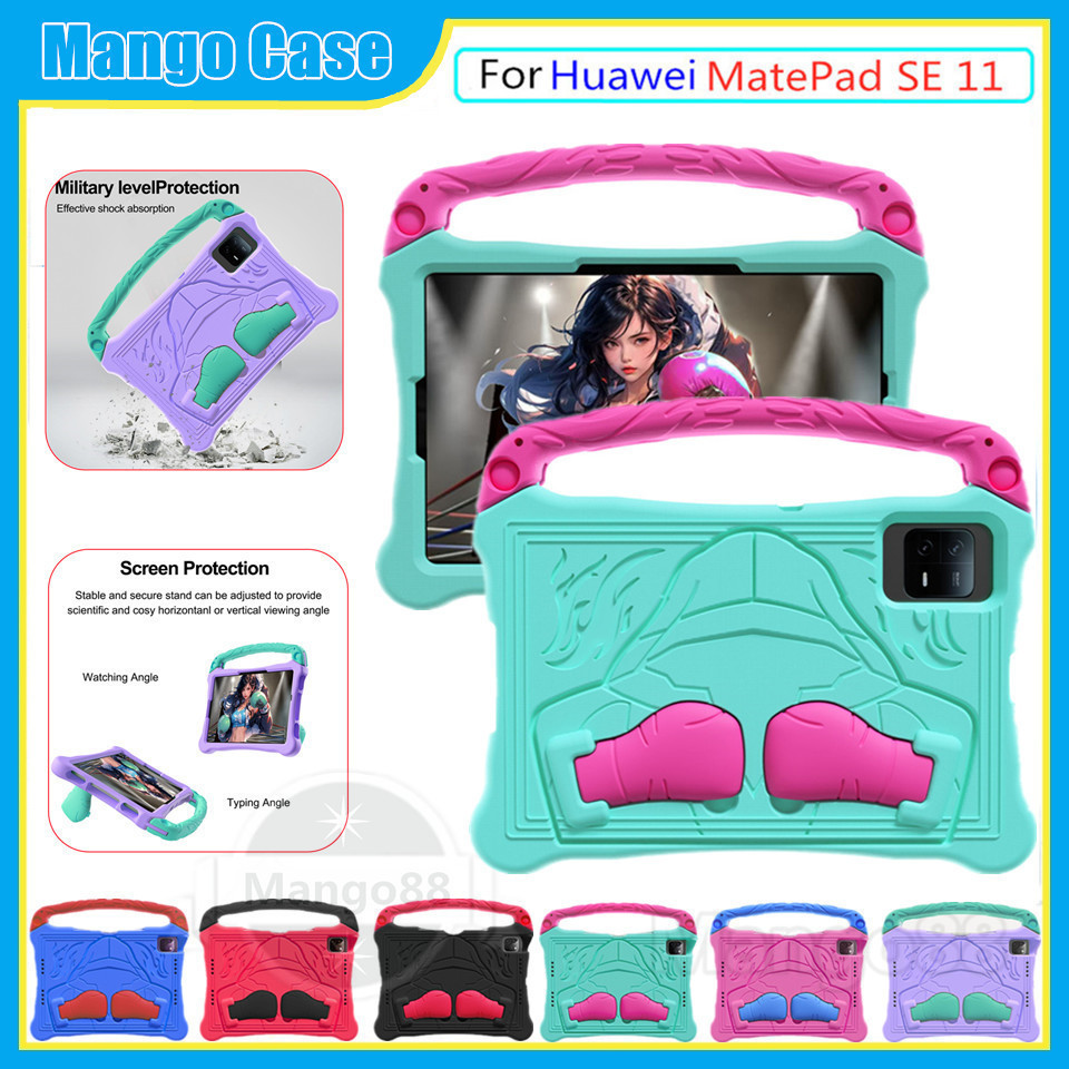 Ốp Lưng Cho Huawei MatePad SE 11inch 2024 An Toàn EVA Trẻ Em An Toàn Đứng Trẻ Em Chất Liệu Bọt EVA Vỏ Bảo Vệ Cầm Tay Chống Sốc Di Động