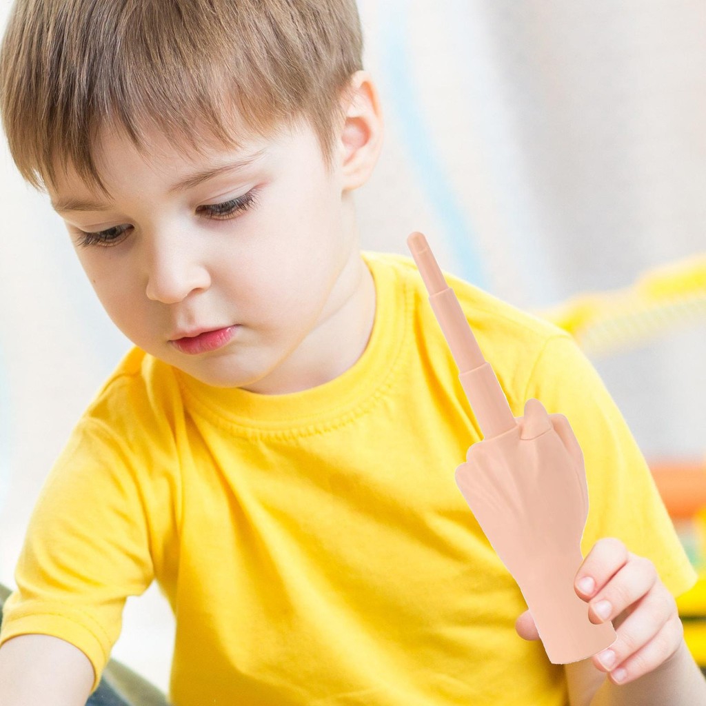 Đồ chơi ngón giữa có thể thu vào vui nhộn Phong cách khác biệt Có thể thu vào Vui nhộn Gag Quà tặng vui nhộn Quà tặng có thể mở rộng 3D In hình ngón tay giữa có thể gập lại wipqsvn