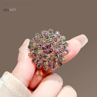 Julyhot Vintage Màu Kim Cương Giả Bồ Công Anh Thổ Cẩm Dành Cho Nữ Quần Áo Áo Áo Trang Sức Phụ Kiện Massivedeals