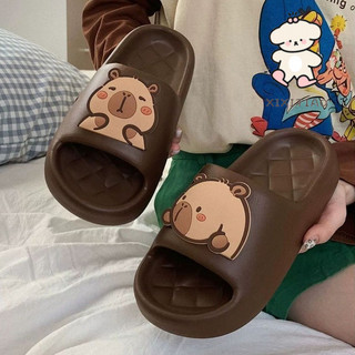Xixitiao Dép Nam Nữ Dễ Thương Sáng Tạo Vui Nhộn Kapibara Capybara eva Casual Home Đế Mềm