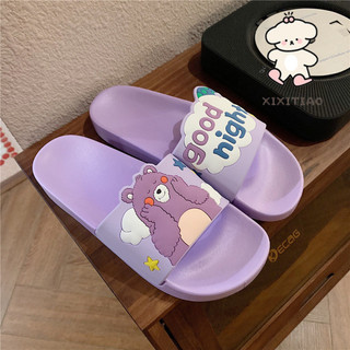 Xixitiao Những Mẫu Sandal Đế Bằng Hoạt Hình Dễ Thương Mới Cho Nữ, Phù Hợp Cho Mùa Hè