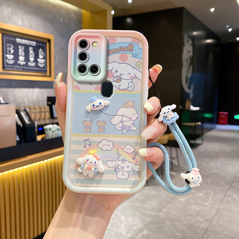 ốp lưng samsung a21s Ốp điện thoại búp bê 3D dễ thương cho ốp lưng samsung a21s
