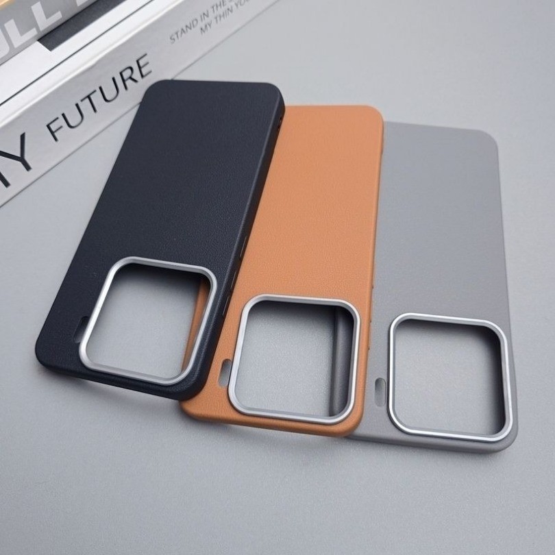 Ốp Điện Thoại Da Mờ Sang Trọng Cho Redmi 14C 13C 12C 13 11A 12 10C 10Prime 10A 9C 9A 9 8 8APro 8ADual Bảo Vệ Ống Kính Chống Sốc