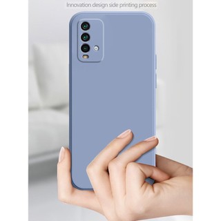 Thời Trang Mới Redmi 9T POCO M3 M4 Pro M5 4G Khung Ốp Lưng Vuông Mỏng Mềm TPU Vỏ Silicon Có Dây Đeo Tay Dây Đeo Tay