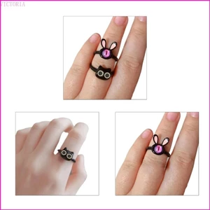 Vic Cat Monster Mở Nhẫn Có Thể Điều Chỉnh Cho Nữ Bé Gái Phụ Kiện Trang Sức Dự Tiệc