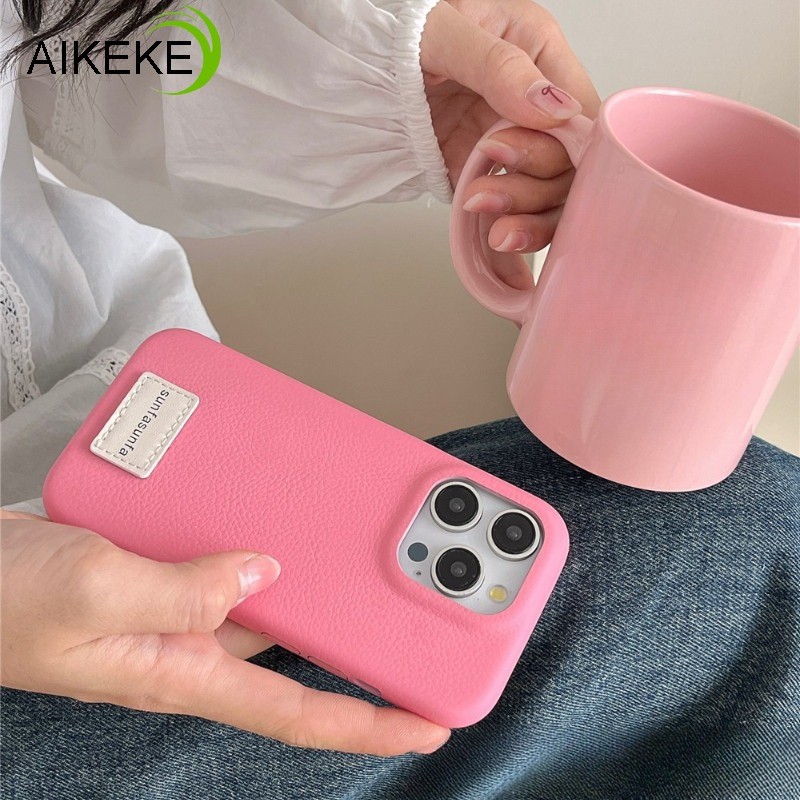 Ốp Điện Thoại Da Đơn Giản Cho Honor GT 5G 300 Pro Ultra 200 Pro X9C Magic 7 Lite Mate 70 Pro Pro + Màu Trơn Dễ Thương Vỏ Mềm Chống Rơi Ốp Lưng