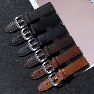 Cổ Điển Vintage Chính Hãng Da Bò Dây Đeo Đồng Hồ Xanh Nâu Xám 20 Mm 22 Mm Phát Hành Nhanh Dây Đeo Đồng Hồ Đen Vàng Khóa Cho Nam Nữ Vòng Tay Thay Thế