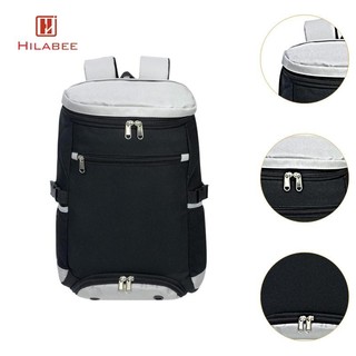 Hilabee Ba Lô Túi Tennis Ba Lô Lưng 3 Vợt Cho Nam Nữ Vải Oxford Bên Duffel Cho Đi Bộ Đường Dài Pickleball