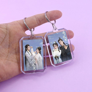 (Vuông) Móc khóa Trường Nguyệt Tẫn Minh La Vân Hi Bạch Lộc xinh xắn mica acrylic in hình phim hoa ngữ cổ trang