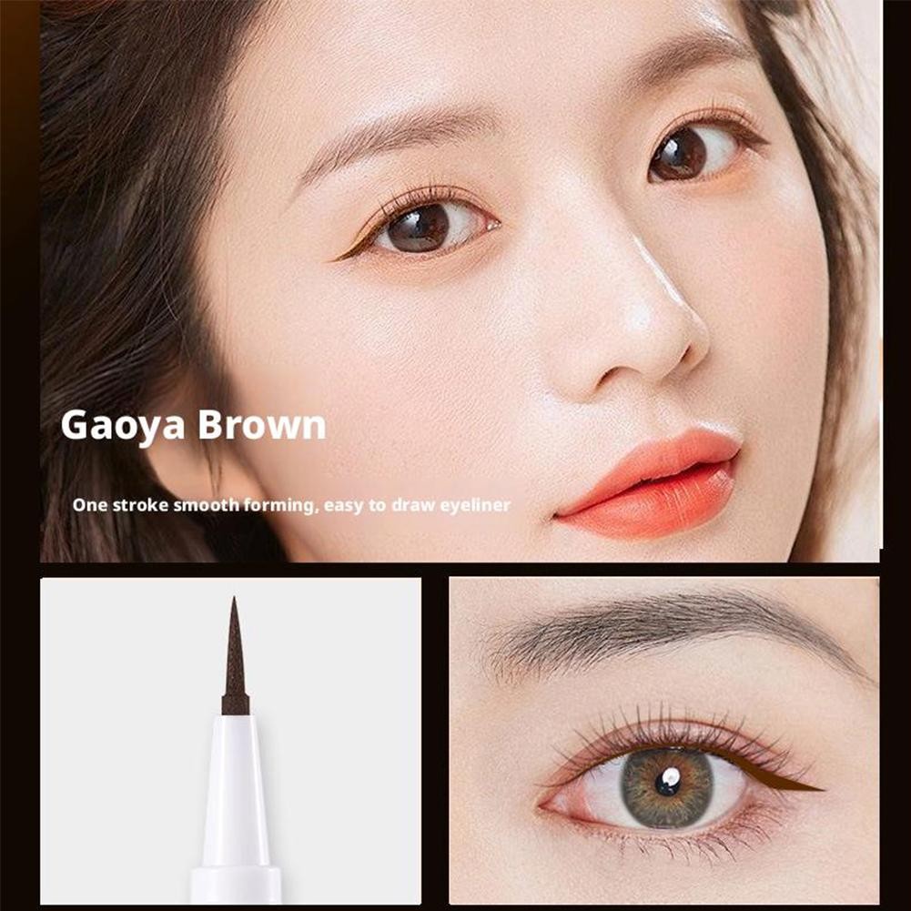 Sweet Mint Slim Liquid Bút kẻ mắt Bút chì màu nâu đen Bút kẻ mắt màu dài không thấm nước M0w4